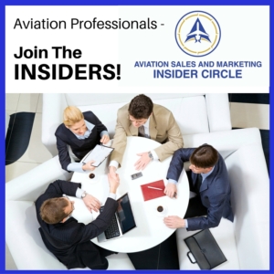 Aviation sales and marketing insider circle