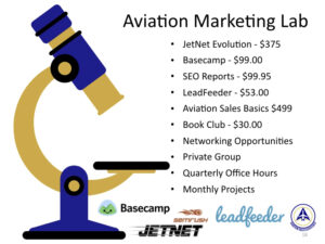 aviation marketing for brokers, consultants and service providers