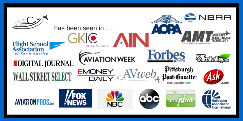 ABCI has been seen in AIN, NBAA, FSANA, Forbes, AOPA, Aviation Week . . .