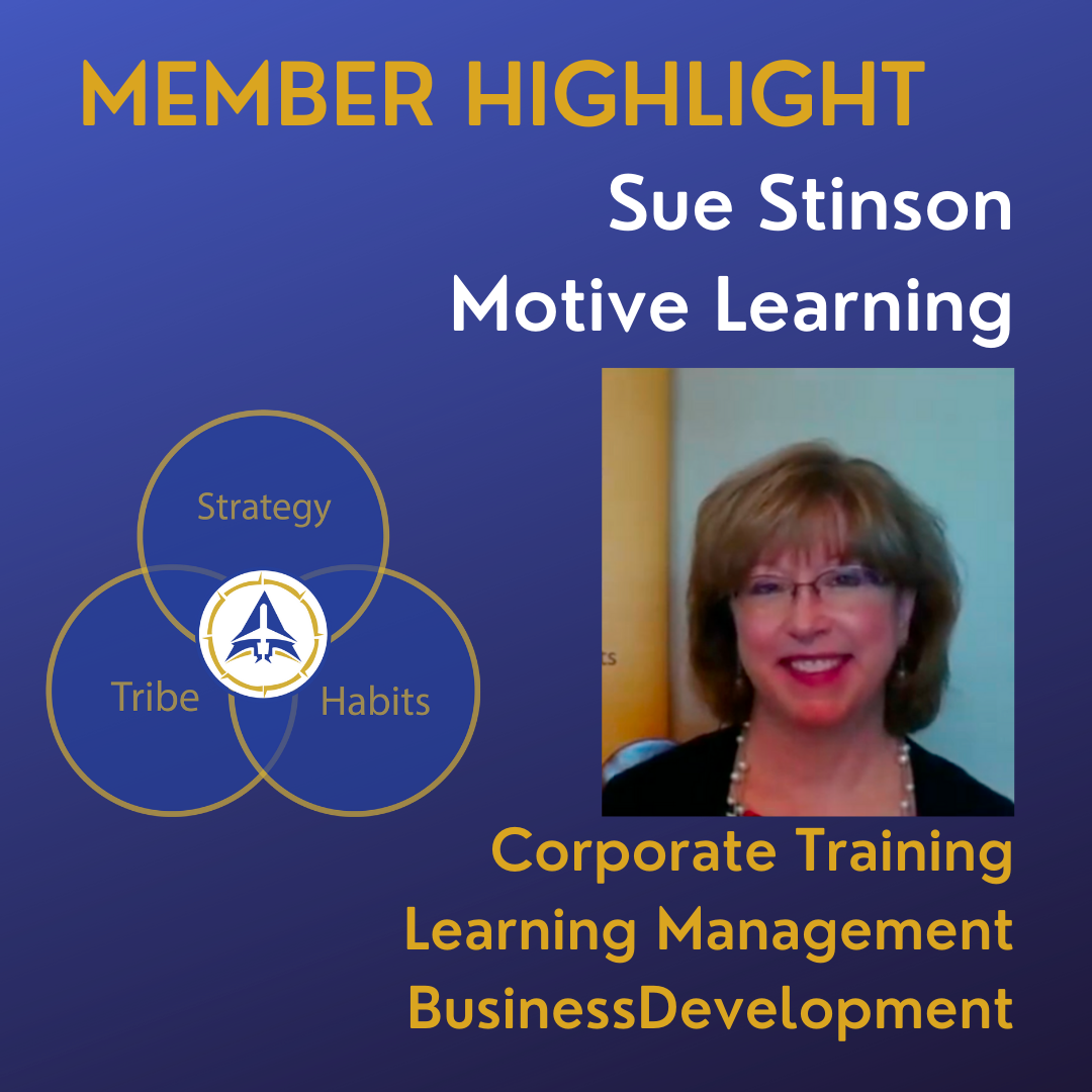 Sue Stinson, Director of Business Development, Motive Learning