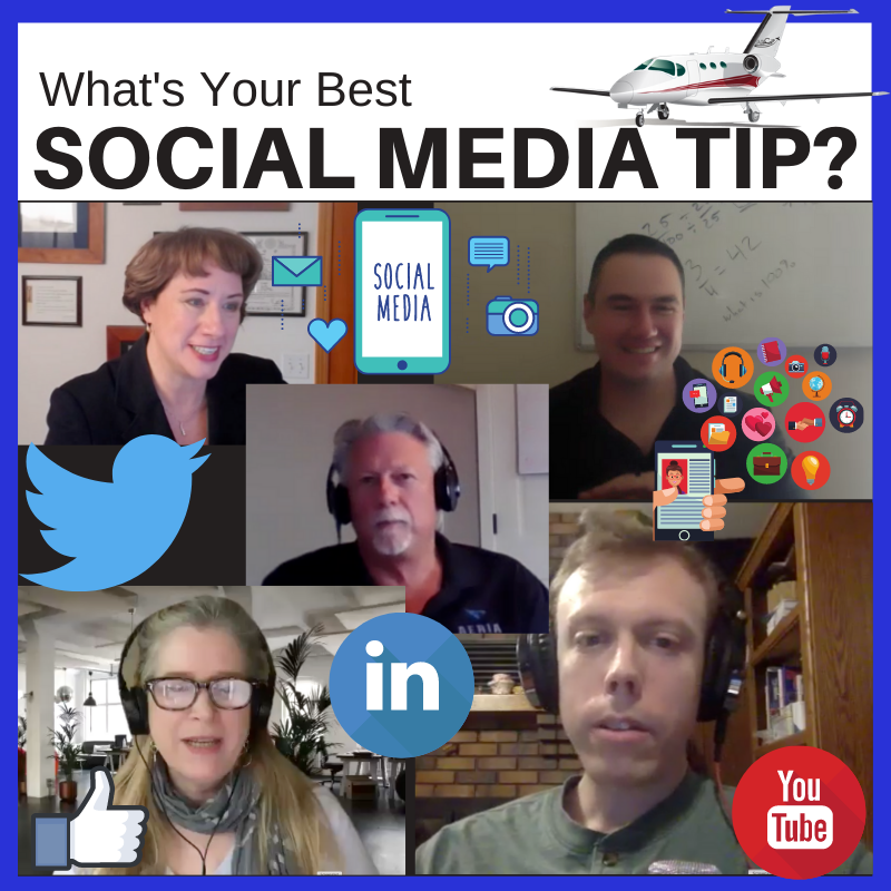 Social Media Tips from Aviation Sales and Marketing Pros